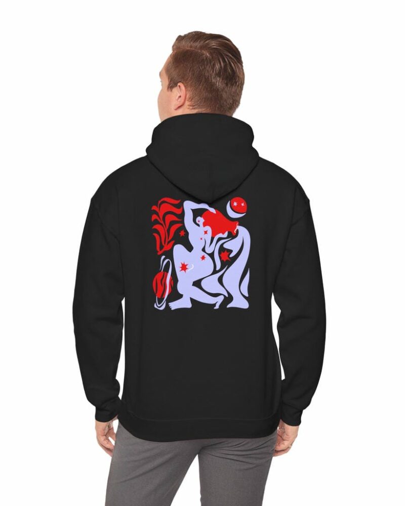 Aquarius Back Design Zodiac Hoodie - Unisex