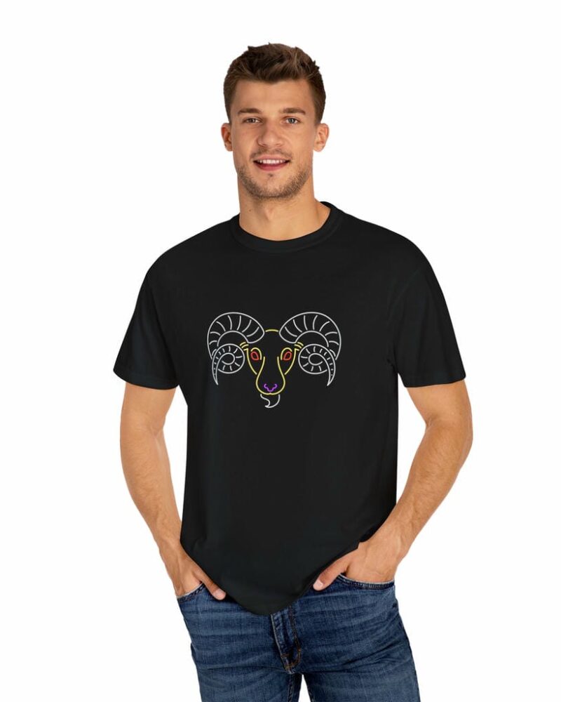 Aries Cute Ram Design T-shirt - Unisex