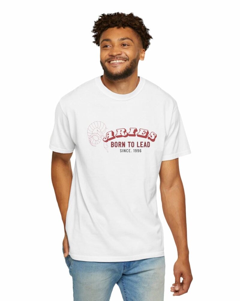 Aries Born to Lead T-shirt - Unisex