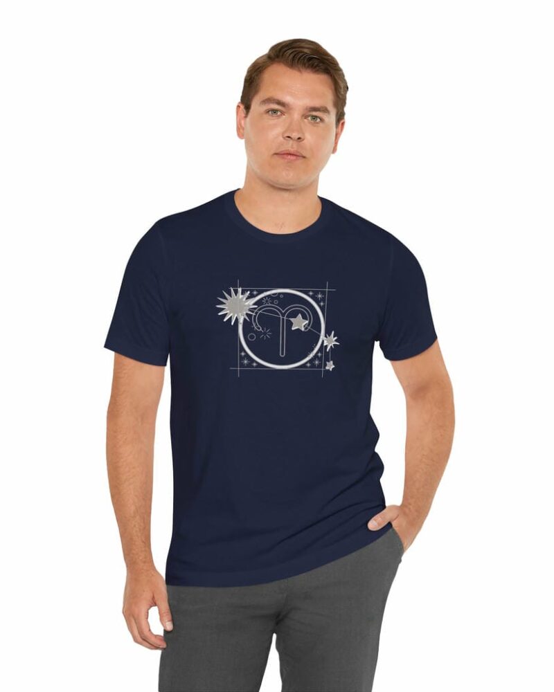 Aries Constellation Abstract T-shirt - Unisex