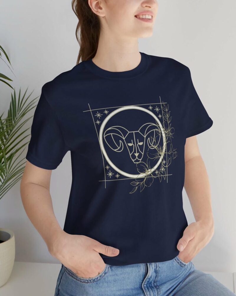 Aries Constellation Abstract T-shirt - Unisex