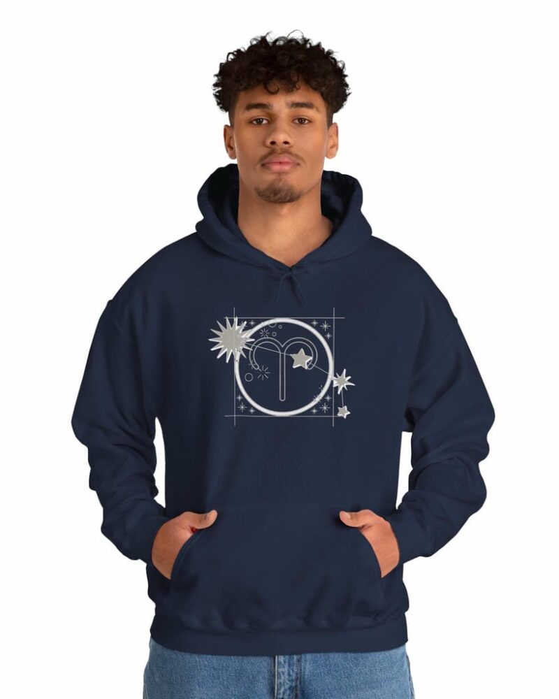 Aries Constellation Abstract Hoodie - Unisex