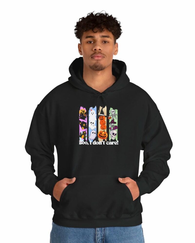 Boo I don't care Halloween Hoodie - Unisex
