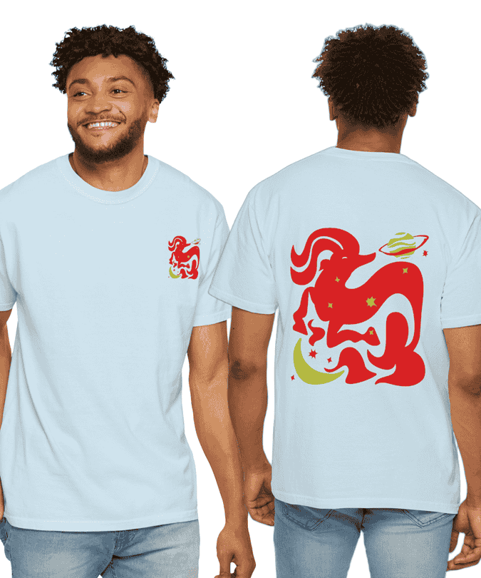 Capricorn Vibrant Graphic  T-shirt - Unisex