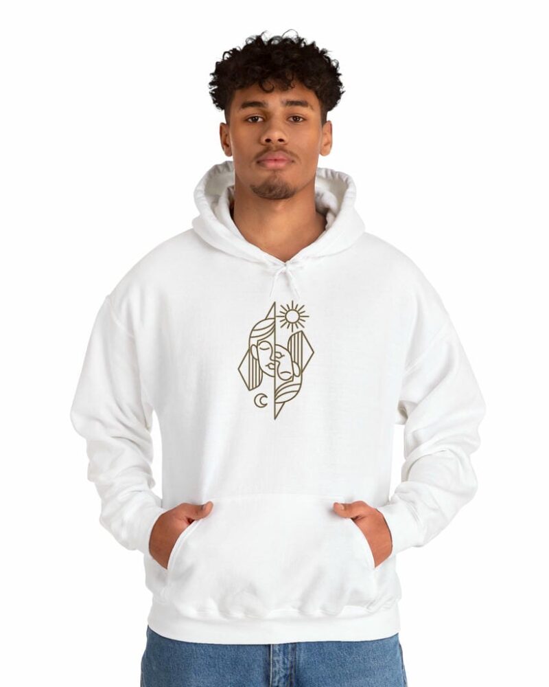 Sun Moon Zodiac Gemini Hoodie - Unisex