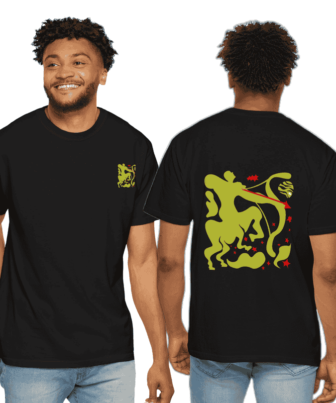 Sagittarius Whimsical Cowboy T-shirt - Unisex