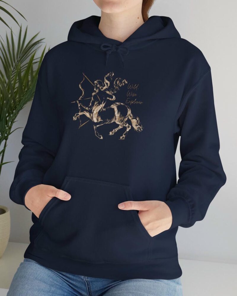Wild, Wise Explorer Sagittarius Hoodie - Unisex