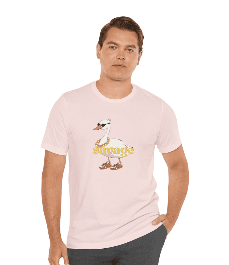 Savage White Duck T-shirt - Unisex