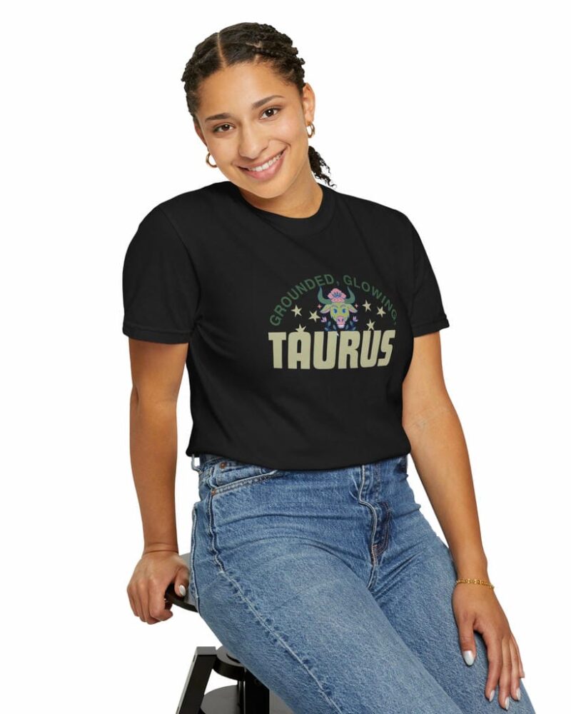 Grounded,Glowing Taurus T-shirt - Unisex