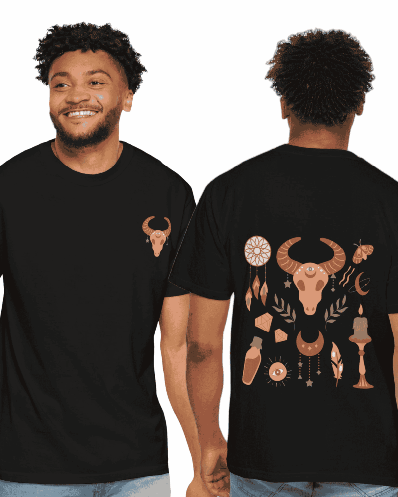 Boho Taurus Elements T-shirt - Unisex