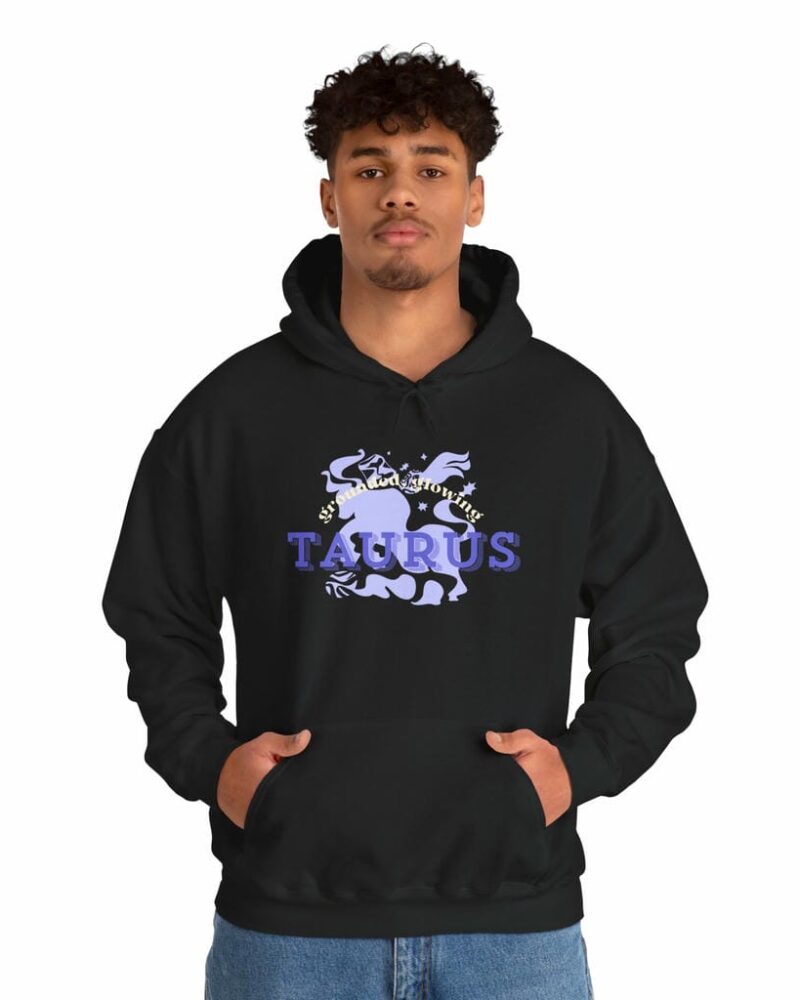 Grounded, Glowing Bull Hoodie - Unisex
