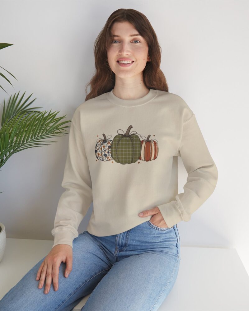 Autumn Pumpkin Crewneck Sweatshirt - Unisex